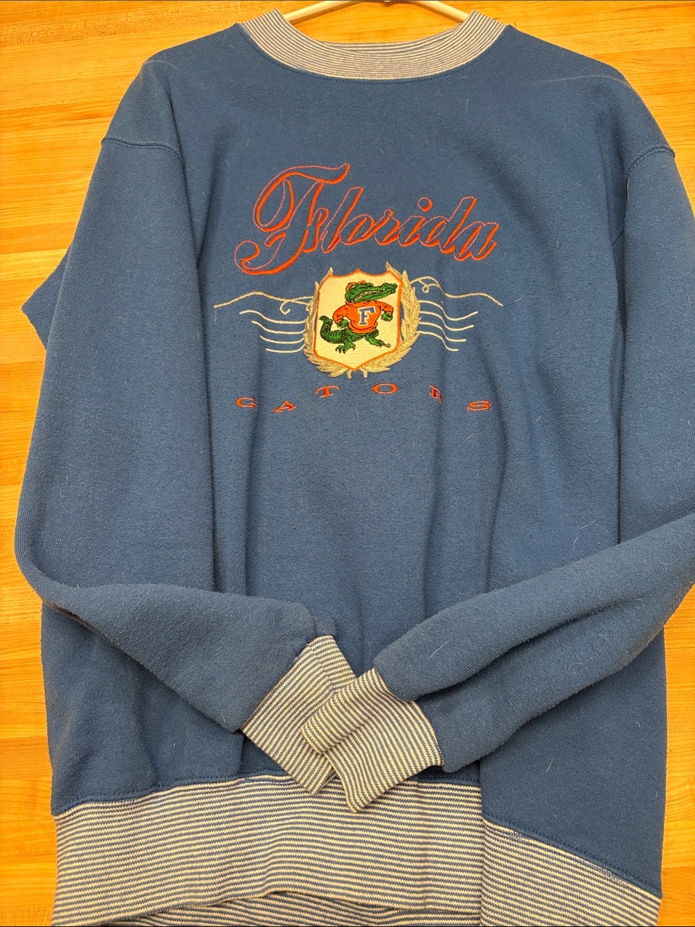 University of Florida (UF) Gators Navy Embroidered Sweatshirt
